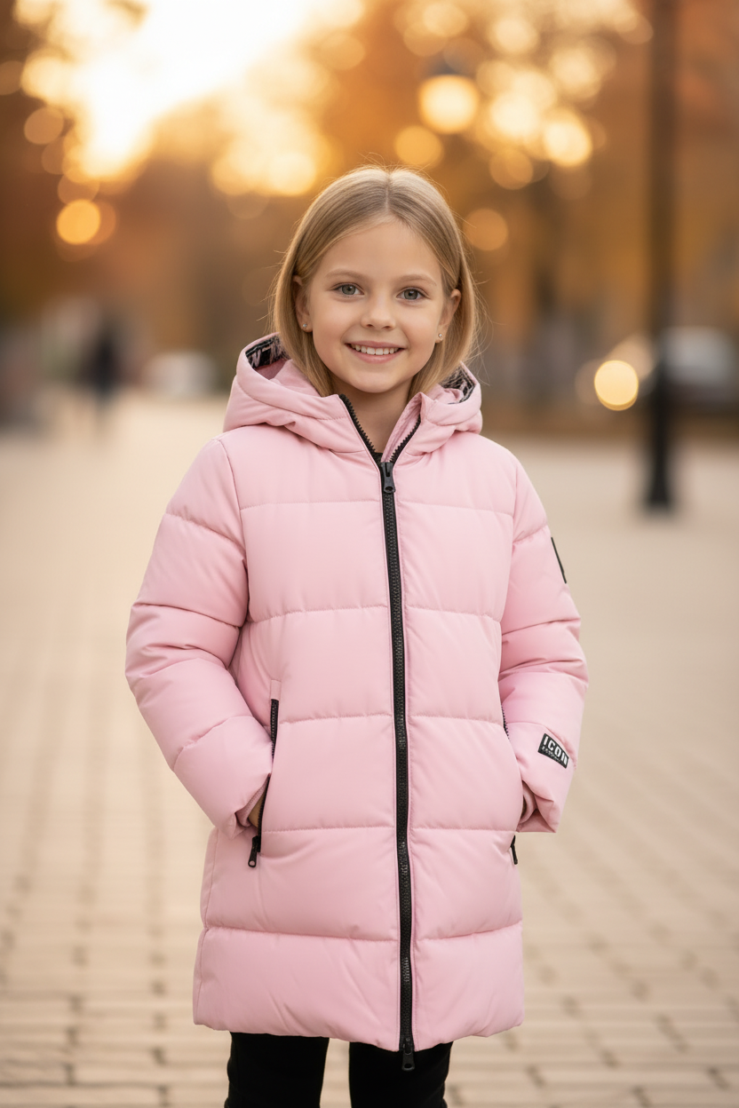 ICON Winterjas Roze - Lifestyle Bokeh