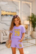 Los Angeles 79 meisjes zomerset lila - luxe achtergrond